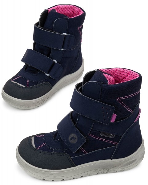 Ricosta ~ (W) Uki Stiefel Vegan Warm + Tex ~ Nautic/Pink