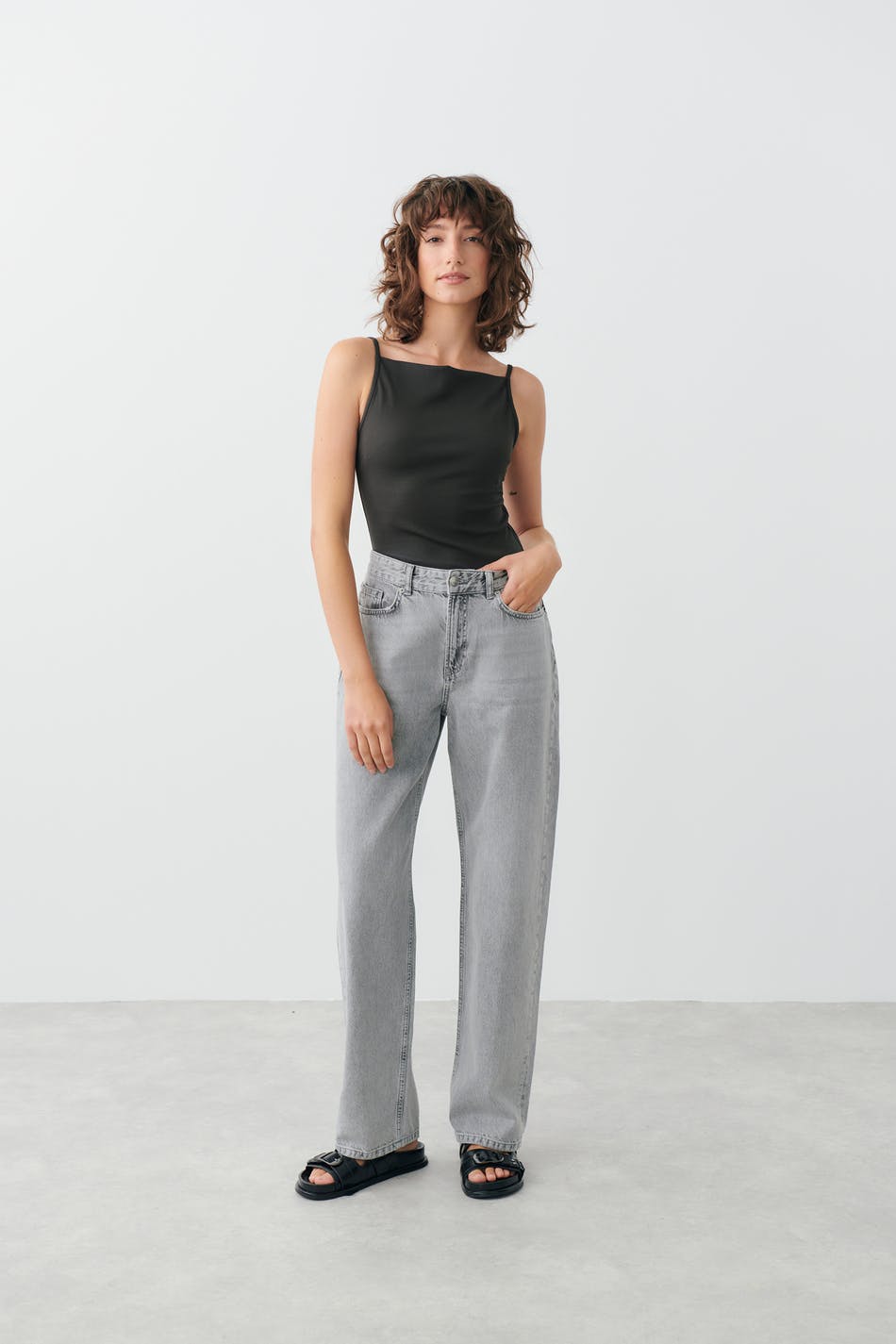 Boatneck singlet