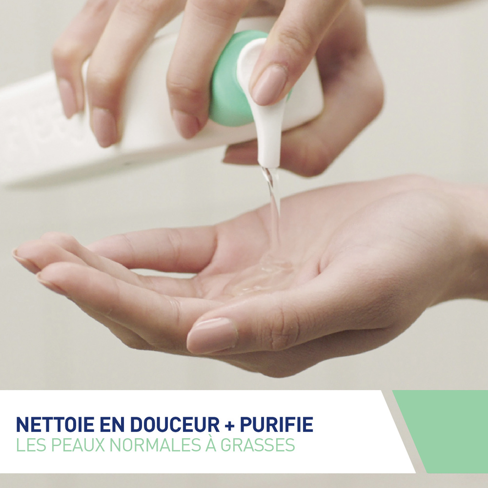 CeraVe Gel Moussant Gel Moussant visage et cou pour les peaux normales à grasses