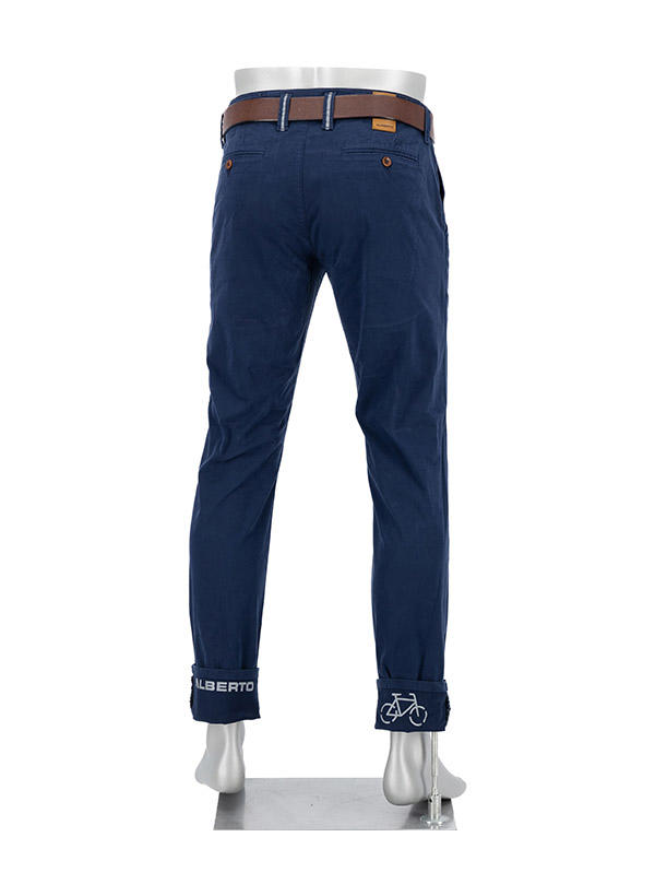 Alberto Bike, Chino Bike, Regular Fit, Baumwoll-Stretch, dunkelblau