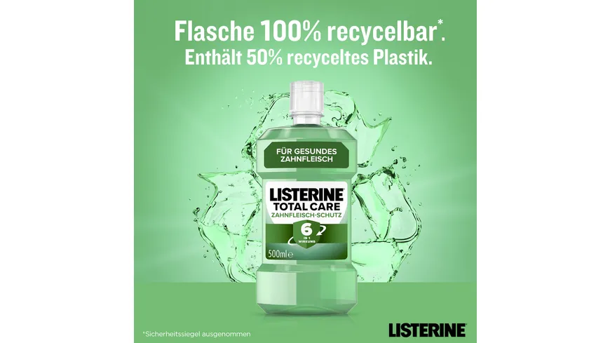 Listerine Mundspülung Total Care Zahnfleisch-Schutz 500 ml