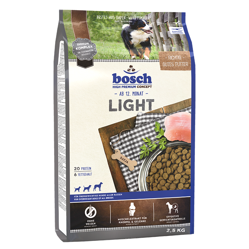 bosch Hundetrockenfutter bosch Light 2,5 kg