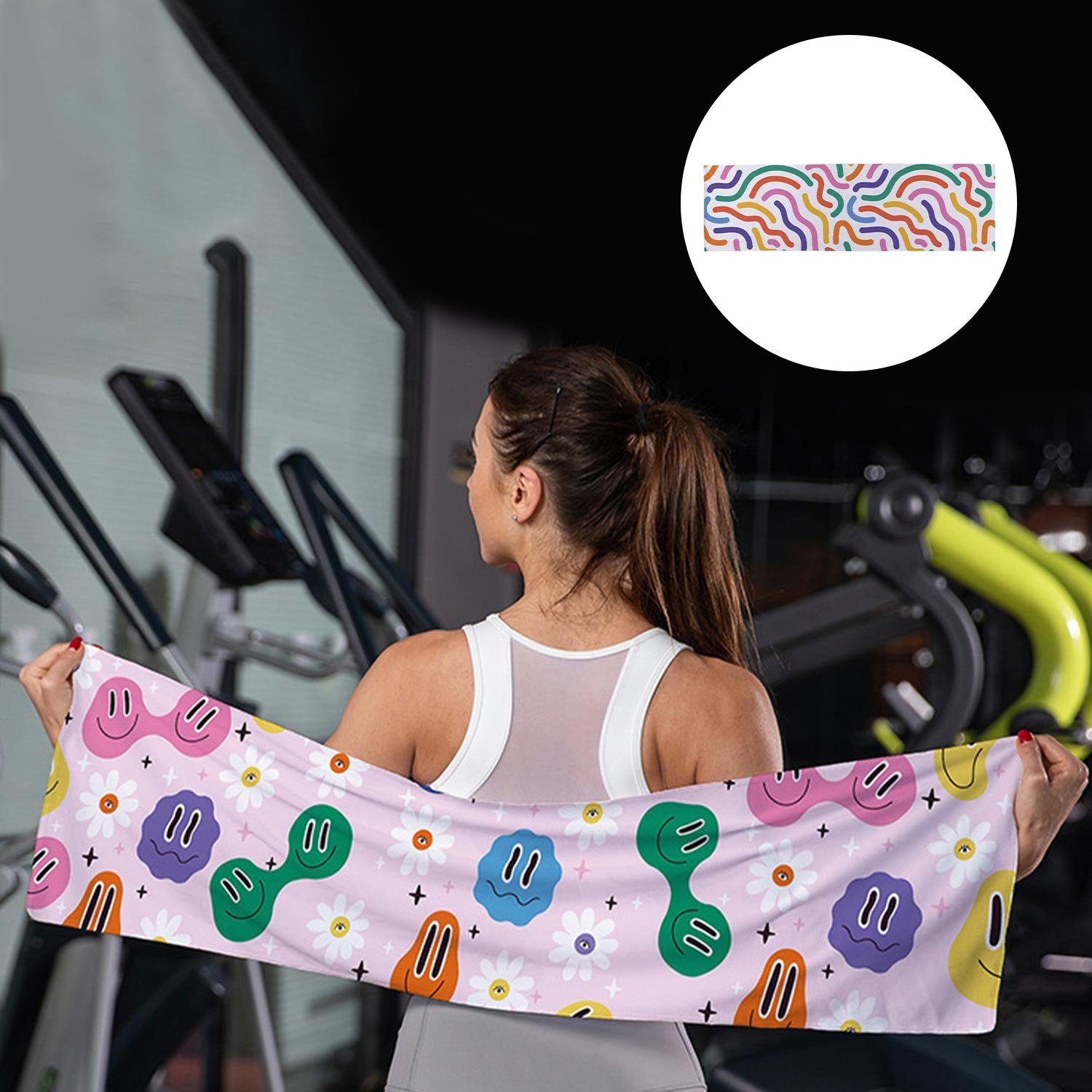 MAGICSHE Sporthandtuch Microfaser-Kühltuch, für Sport, Reisen, Camping