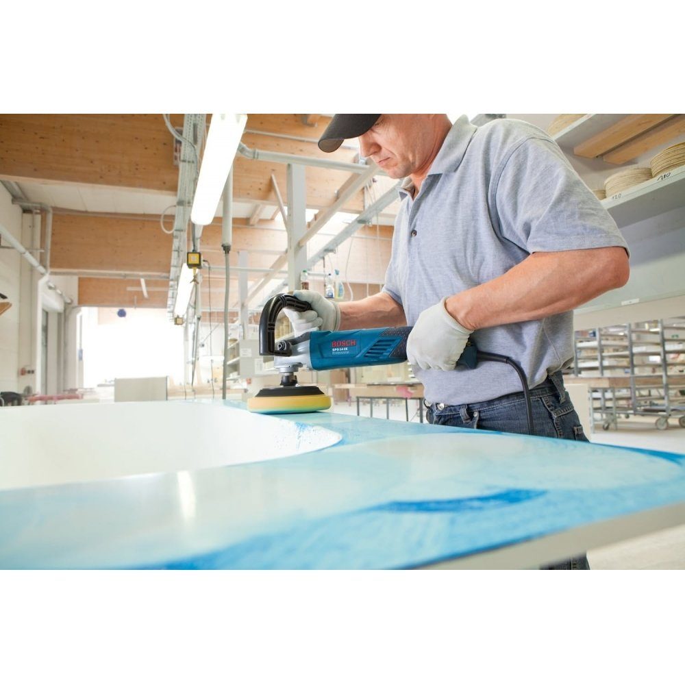 BOSCH Winkelpolierer GPO 14CE Professional - Winkelpolierer - blau/schwarz