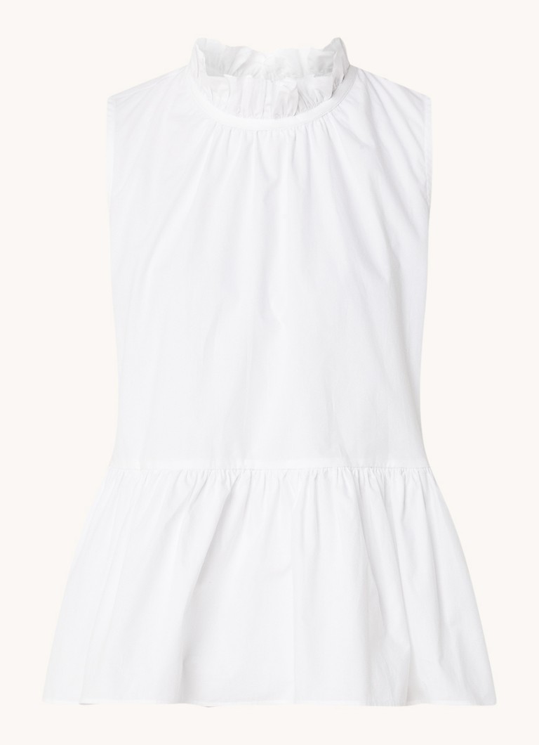 French Connection Rhodes tunic with stand-up collar