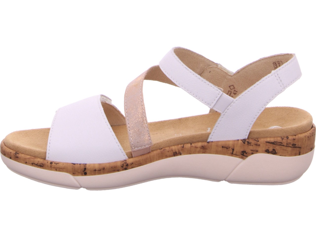 REMONTE Komfort Sandalen weiss
