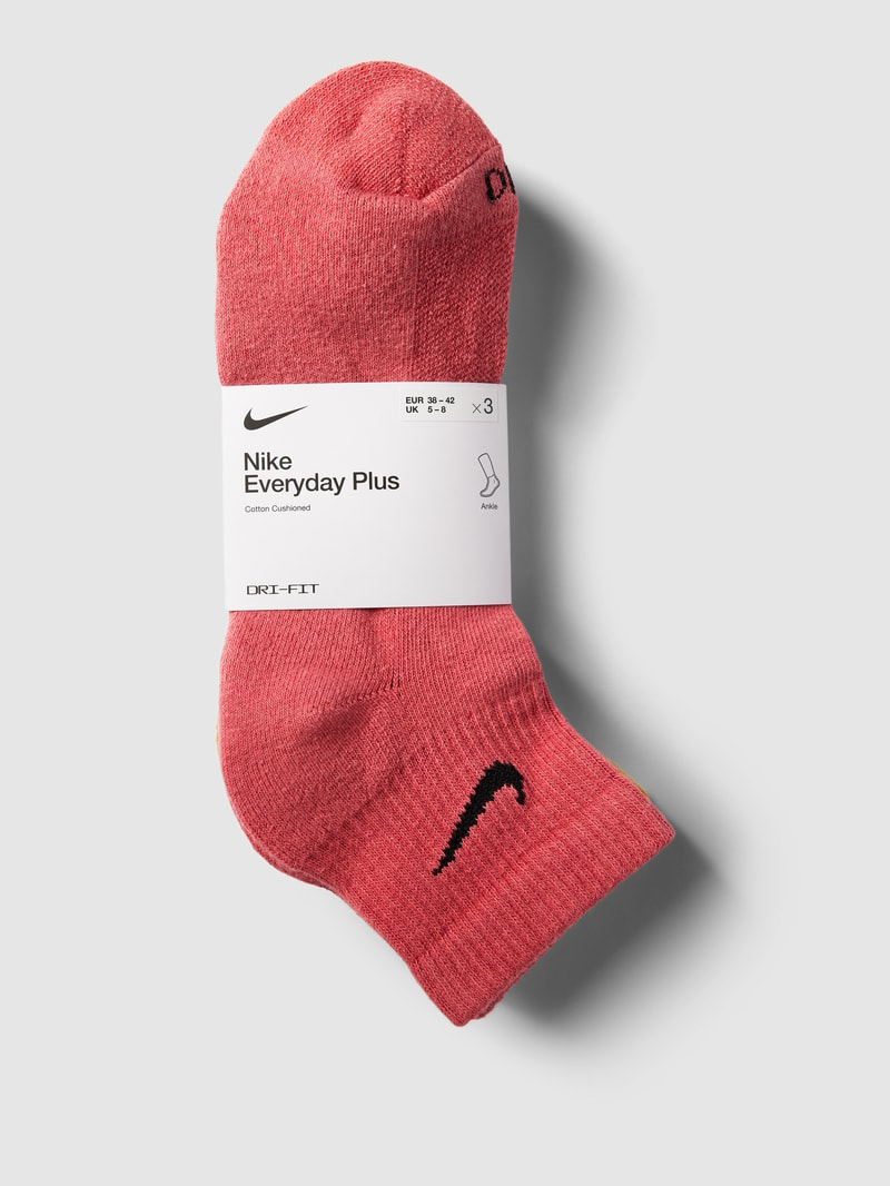 Socken im 3er-Pack in koralle