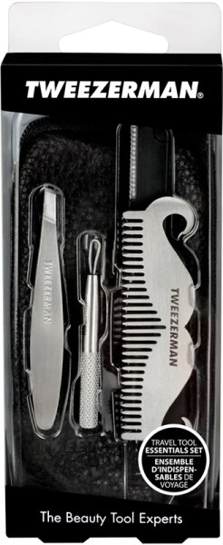 Tweezerman Travel Tool Essentials Kit - Reisepflege Set Bartpflegeset