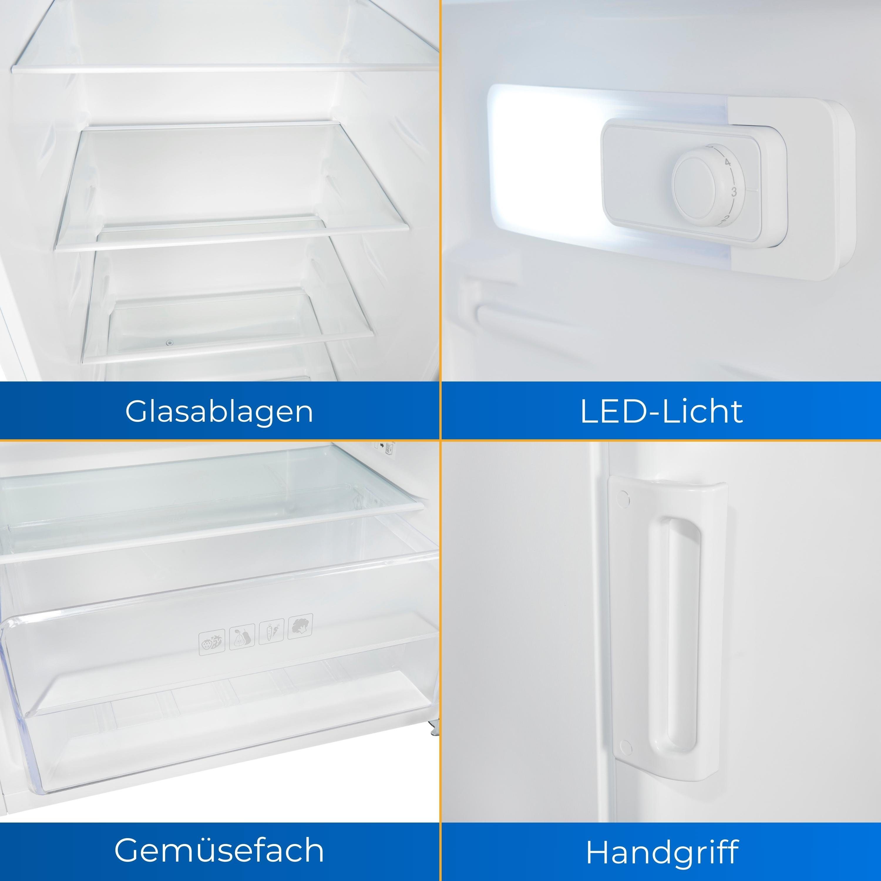 exquisit Vollraumkühlschrank KS5320-V-H-040E, 142.6 cm hoch, 54.4 cm breit