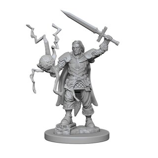 Human Male Cleric: Pathfinder Deep Cuts Unpainted Minis