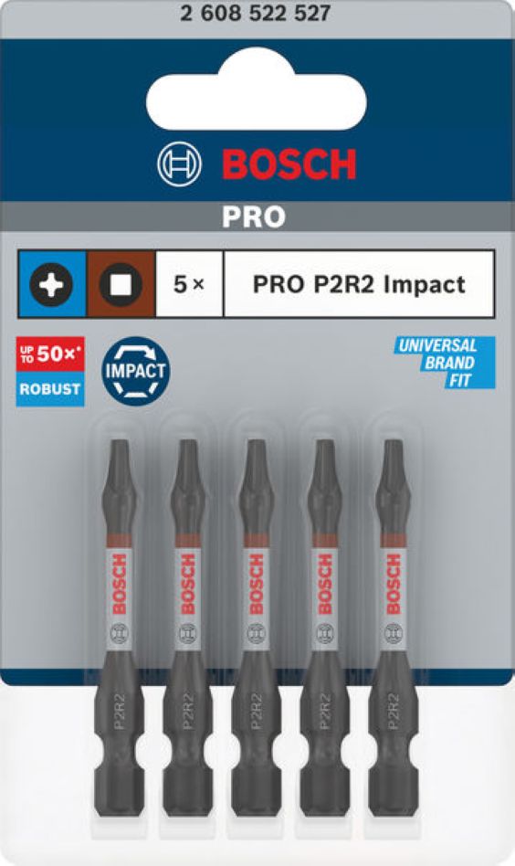 Bosch Blue Accessories 2608522527 PRO P2R2 Burghiu cu impact 55 mm 5 bucăți