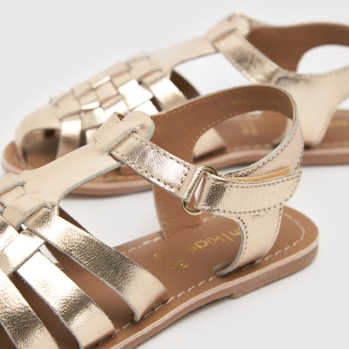 Schuh Gold Trance Slotted Fisherman Lány Junior Szandál