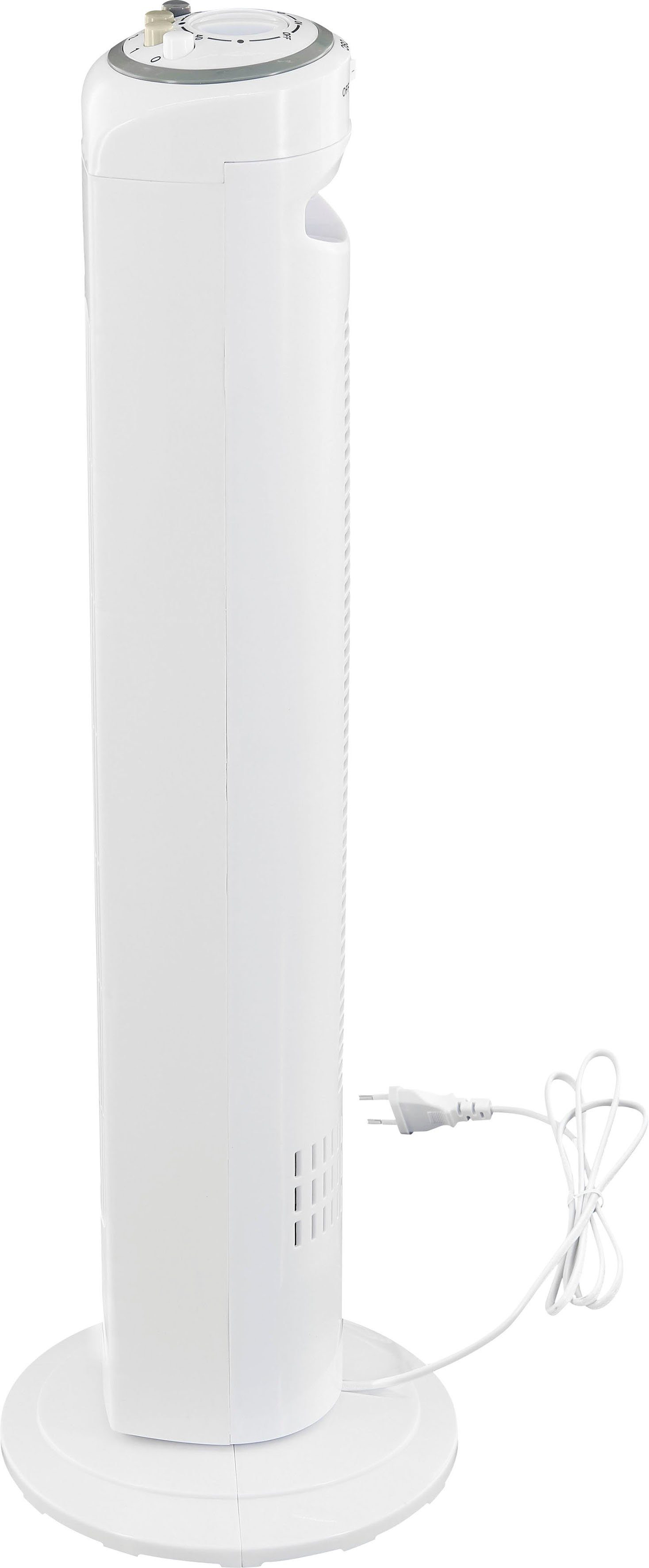 exquisit Standventilator VS 34570 we, inkl. Oszillation & 45 W Leistung, weiß