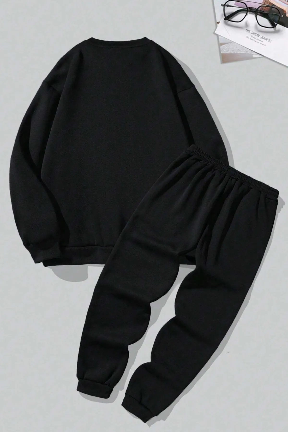 uyguntarz  Unisex-Anthrazit-Trainingsanzug-Set