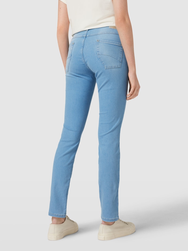 Slim Fit Jeans im 5-Pocket-Design Modell 'TWIGY' in hellblau
