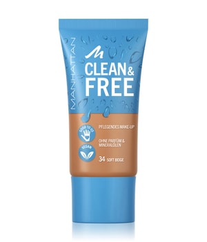 Manhattan Clean & Free Flüssige Foundation-30 ml