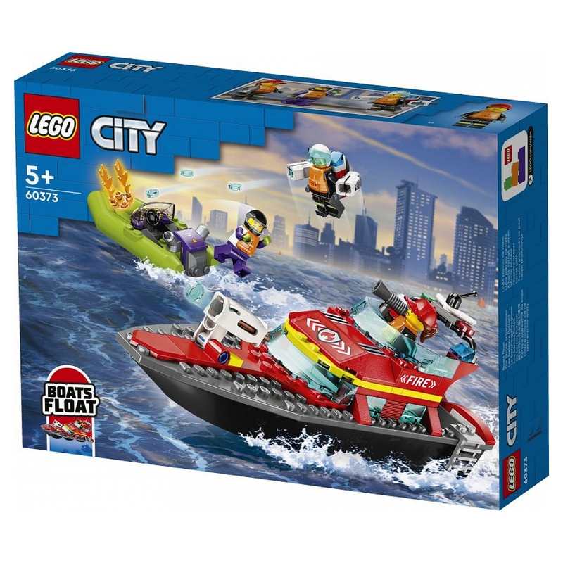 60373 Le bateau de sauvetage des pompiers LEGO City