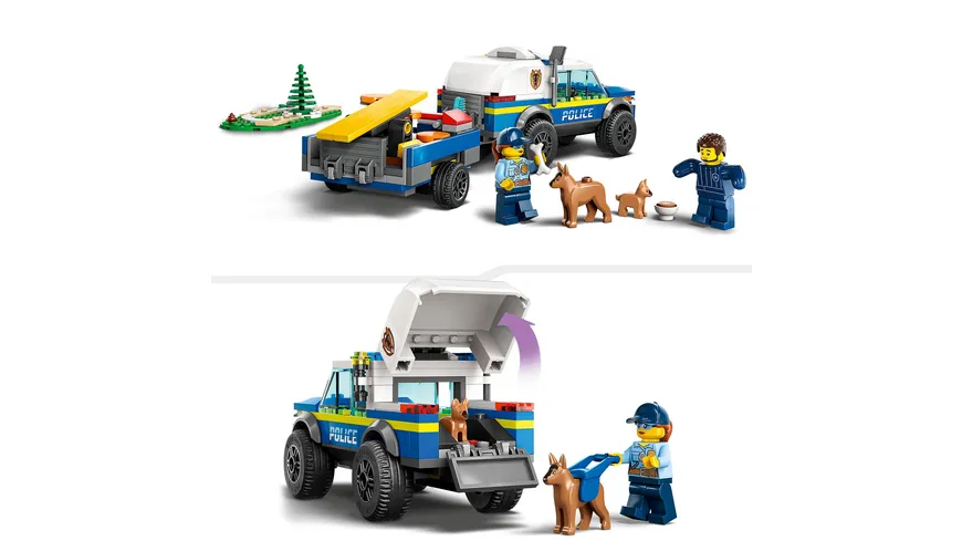 LEGO City 60369 Mobiles Polizeihunde-Training
