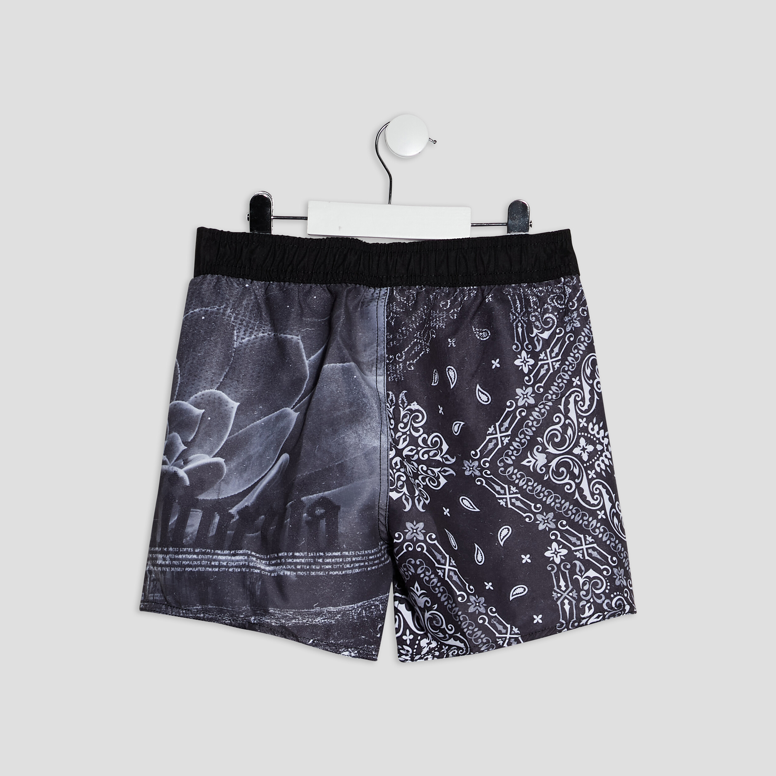 Short de bain noir garçon | La Halle