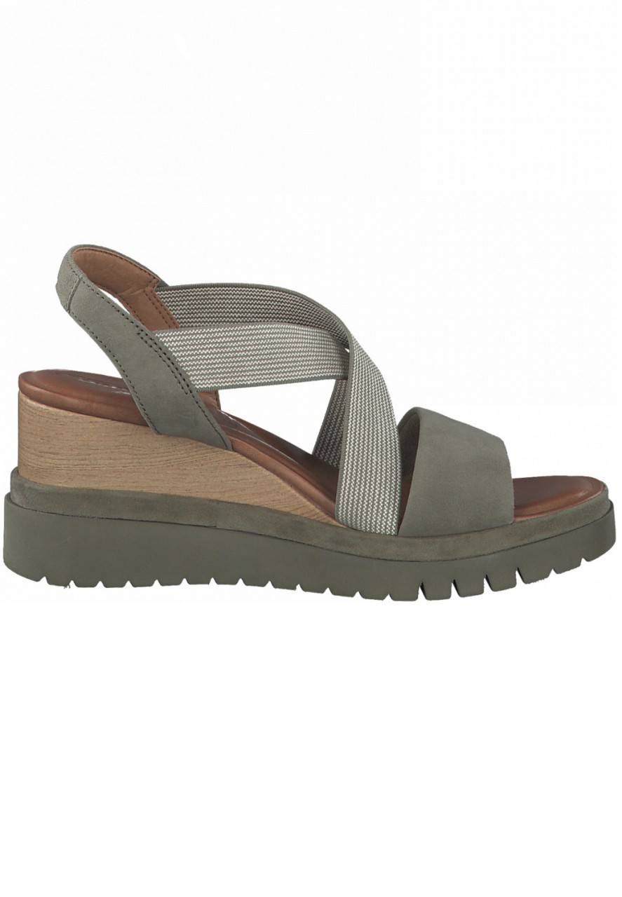 TAMARIS Klassische Sandalen khaki Woms Sandals