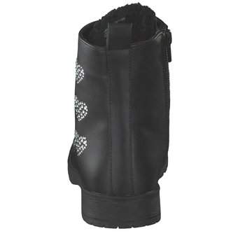 Puccetti Schnür Boots in schwarz