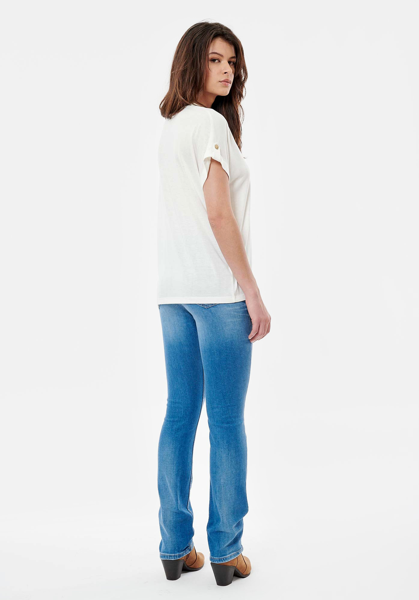 LANDO  T-shirt blanc femme