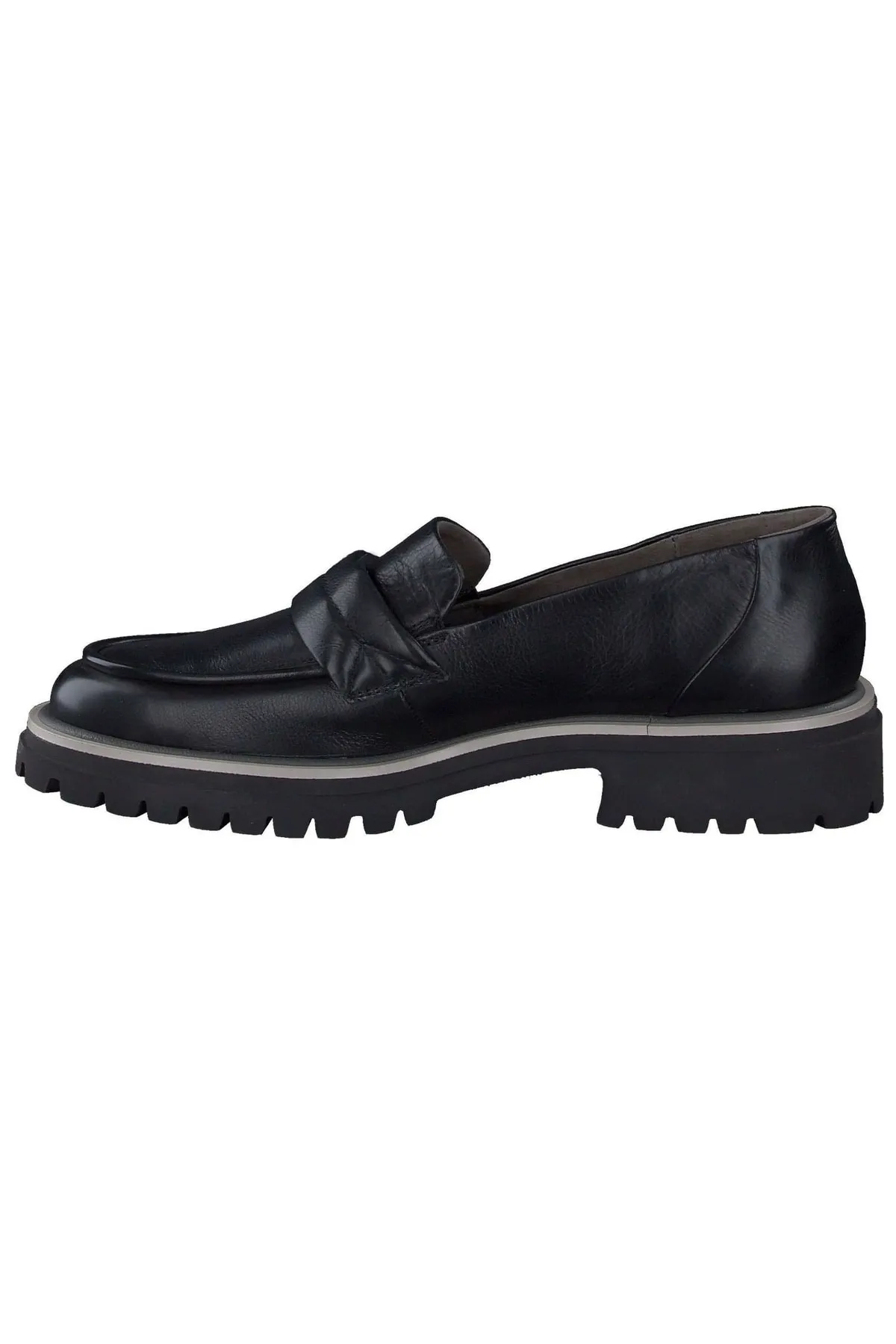 Paul Green  Flacher Schuh - Schwarz - Blockabsatz