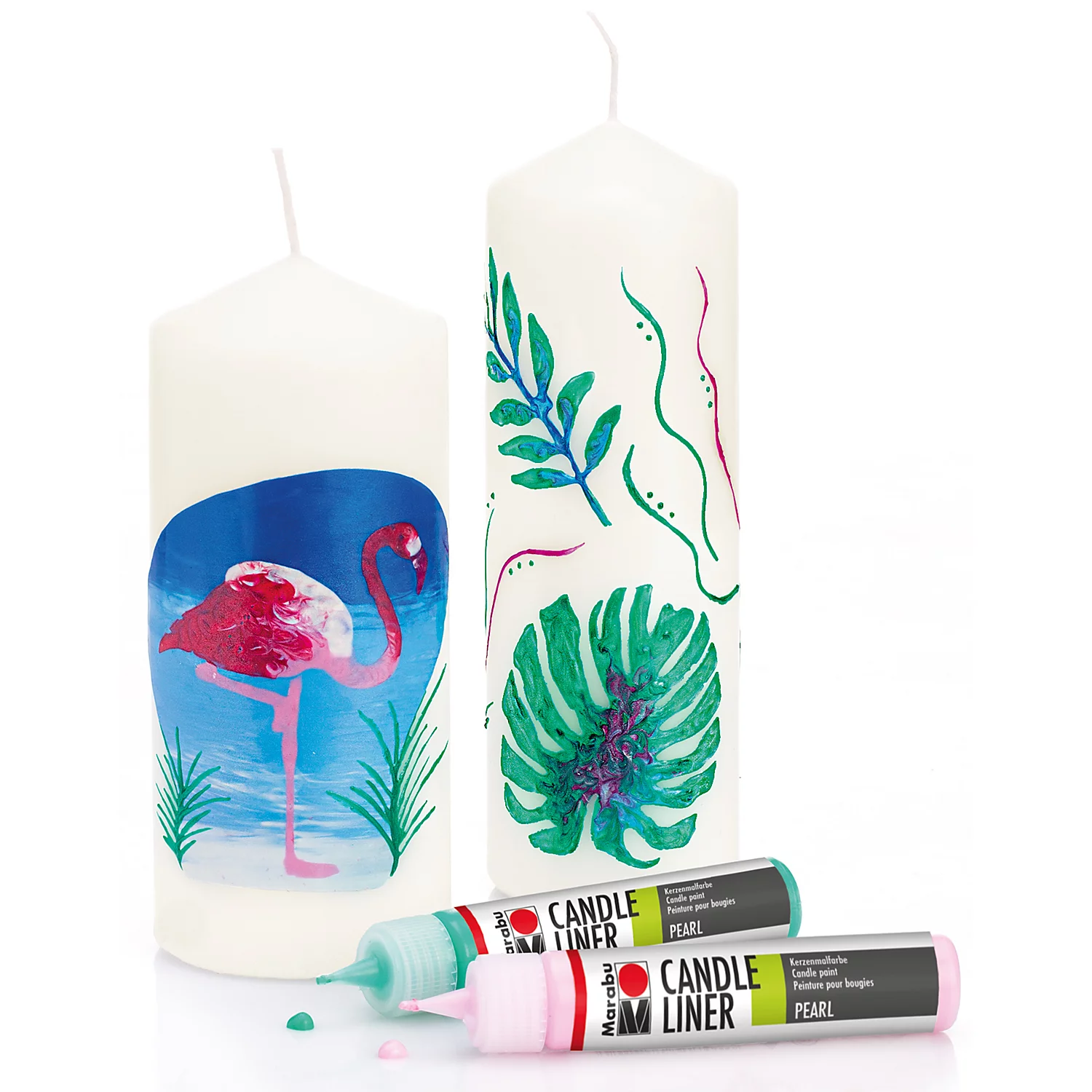 Marabu Candle-Liner-Set Trend, 4x 25 ml