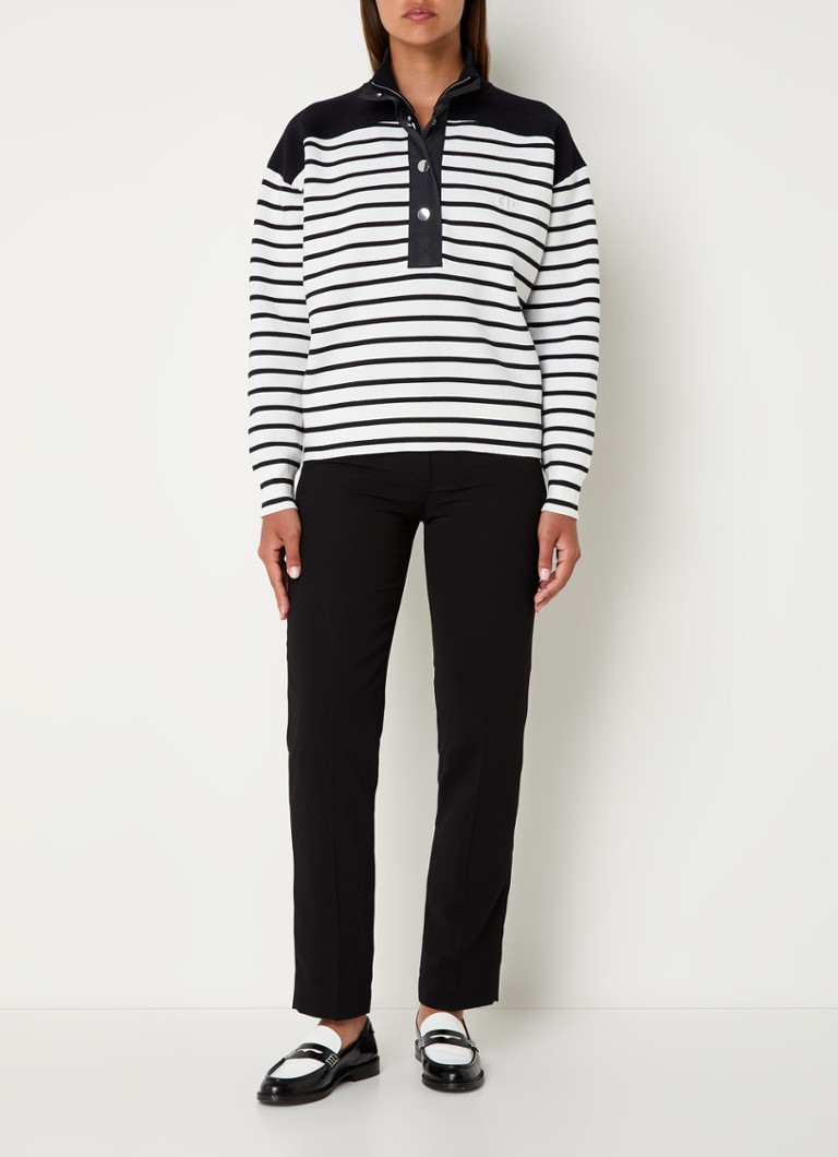 Maglione a righe bretoni Claudie Pierlot in maglia fine con stampa a righe
