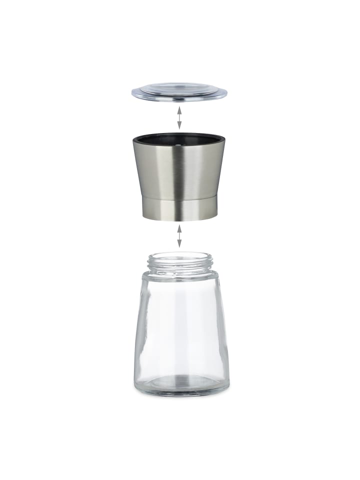 relaxdays 2x Pfeffermühle in Silber günstig kaufen onesize