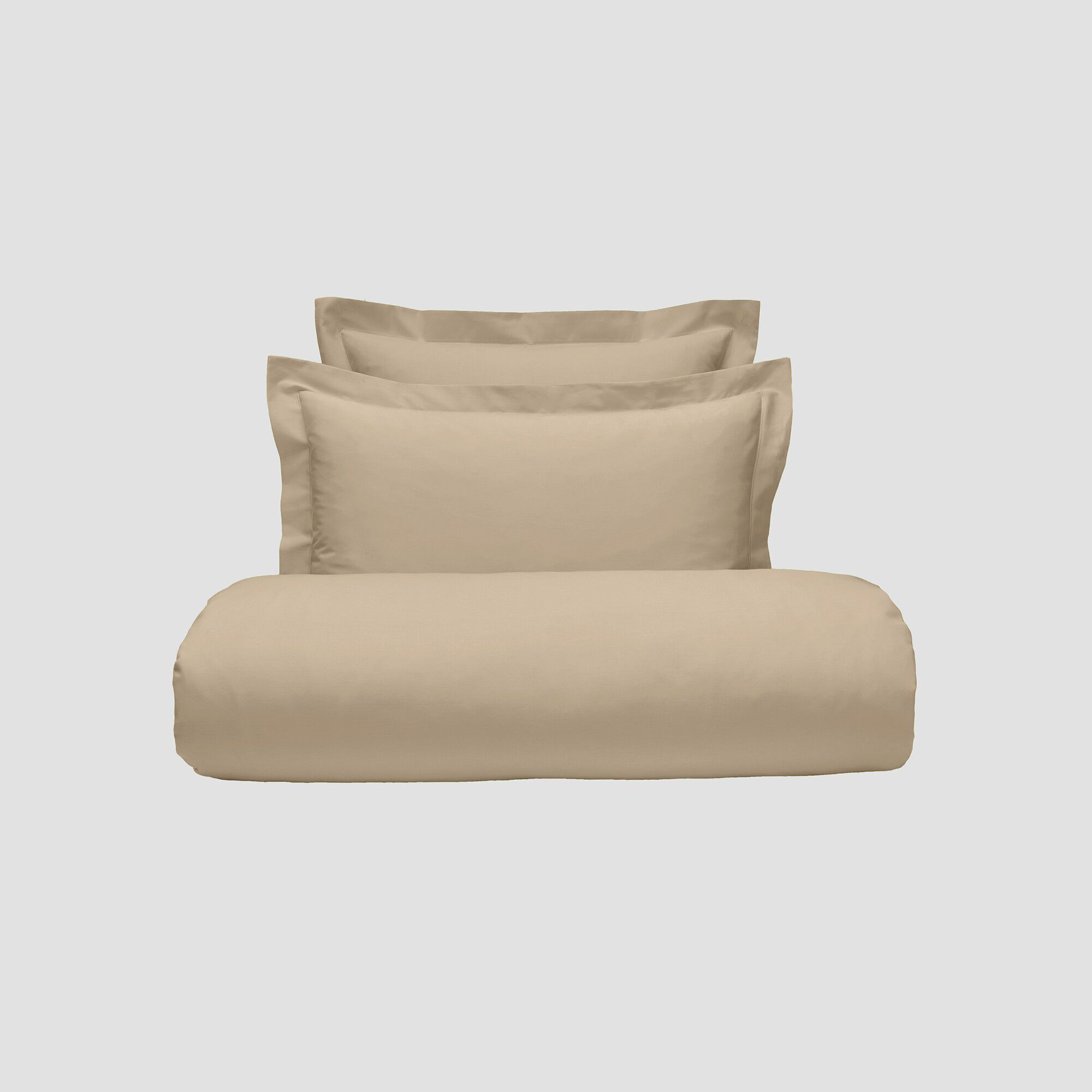 Linge de lit uni polyester-coton Colombine
