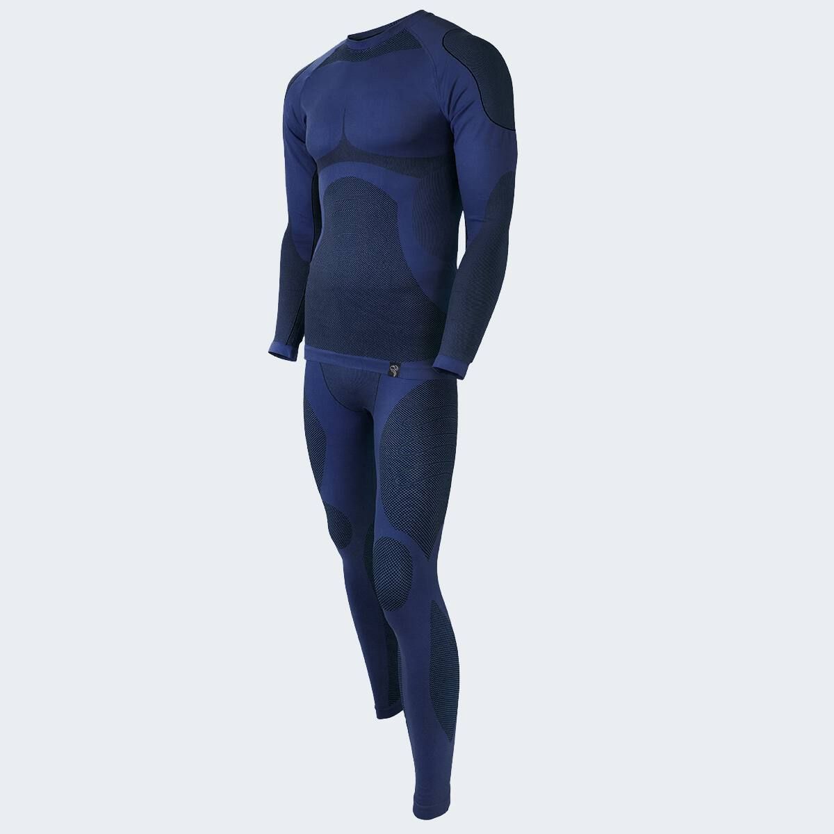 Black Snake Python Navy Herren Funktionsunterwäsche Set