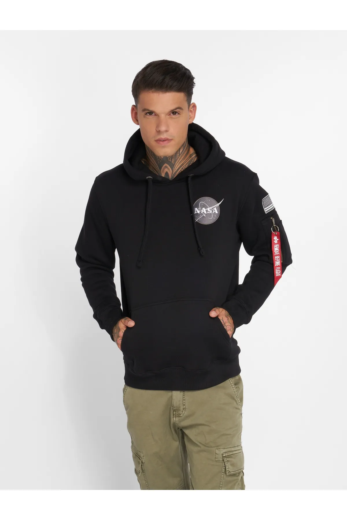 Alpha Industries  Sweatshirt - Schwarz - Regular Fit