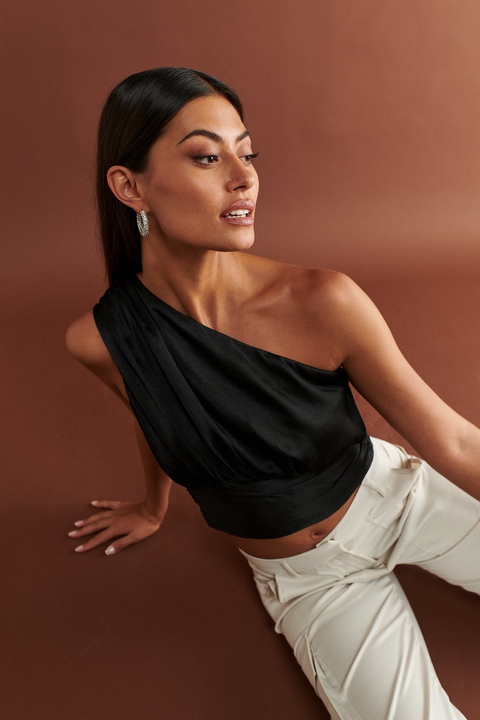 Lucy one shoulder top