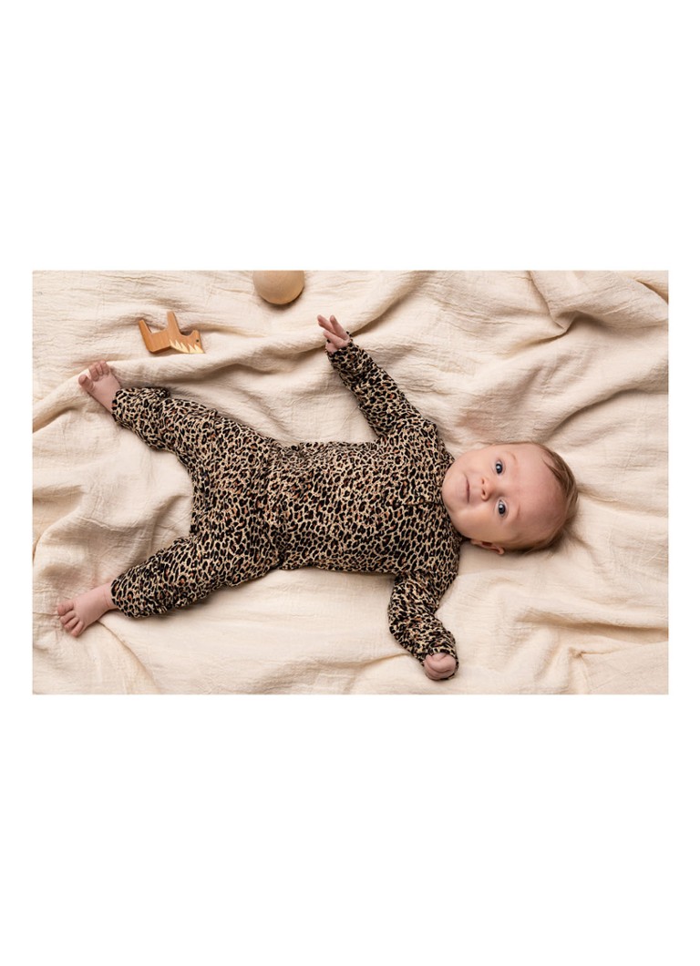 Colanți Leo cu imprimeu leopard de la MarMar Copenhagen.