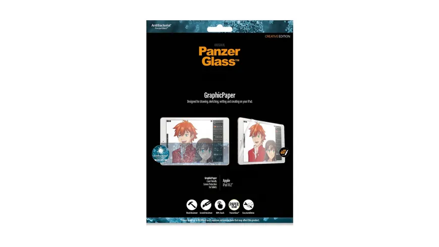 PanzerGlass SP iPad 7/8/9Gen CF GraphicPaper