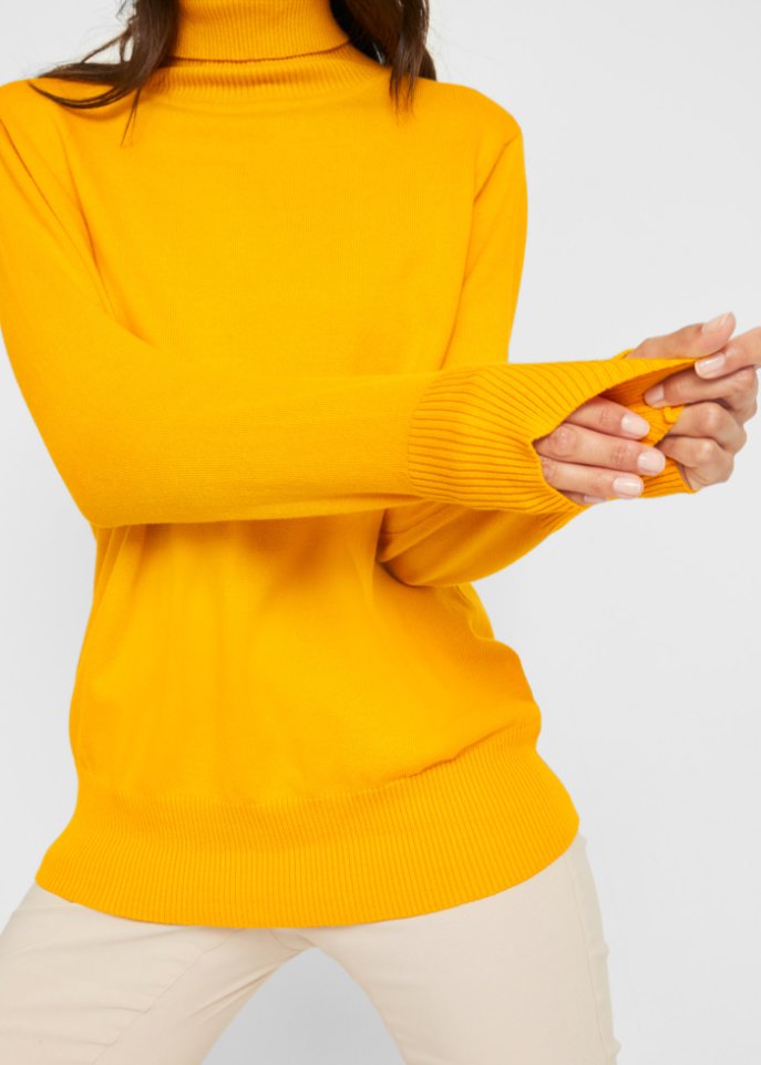 Basic Rollkragenpullover