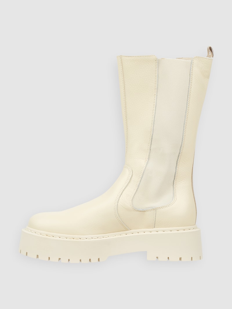 Chelsea Boots aus Leder Modell 'Vivianne' in offwhite