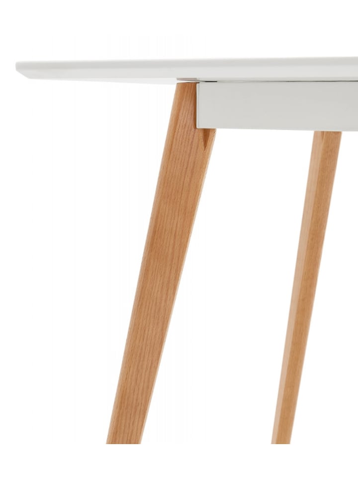 KADIMA DESIGN Esstisch MARIUS Skandinavisches Design | Nordischer Stil in Weiß-Beige günstig kaufen onesize