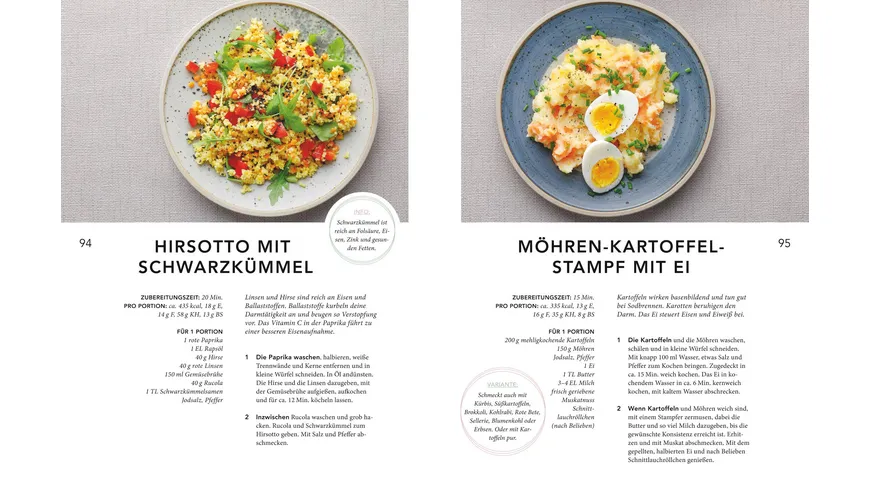 Das Monats-Kochbuch für Schwangere