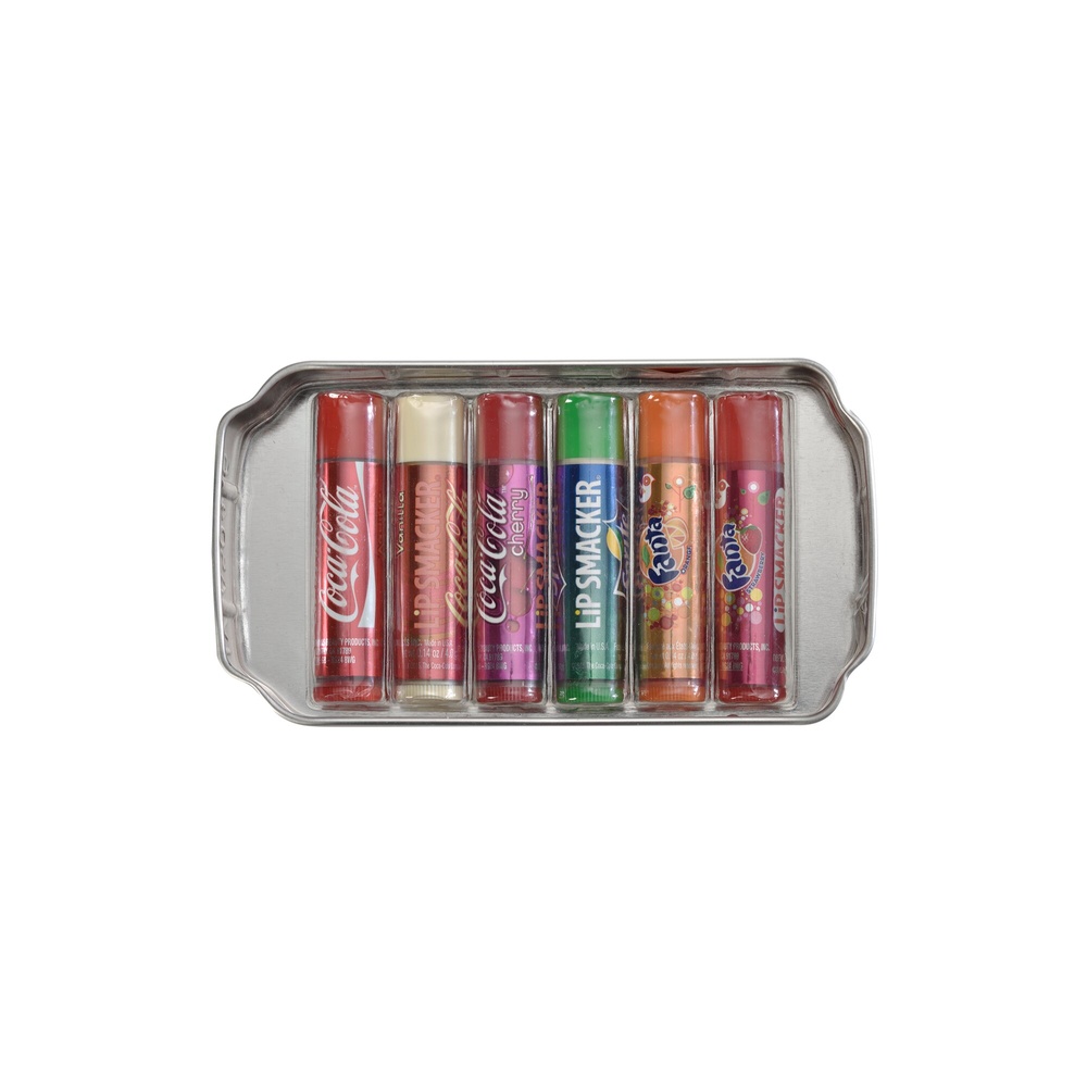 lip smacker Cannette Coca Cola 6 pcs assorties Baume à lèvres