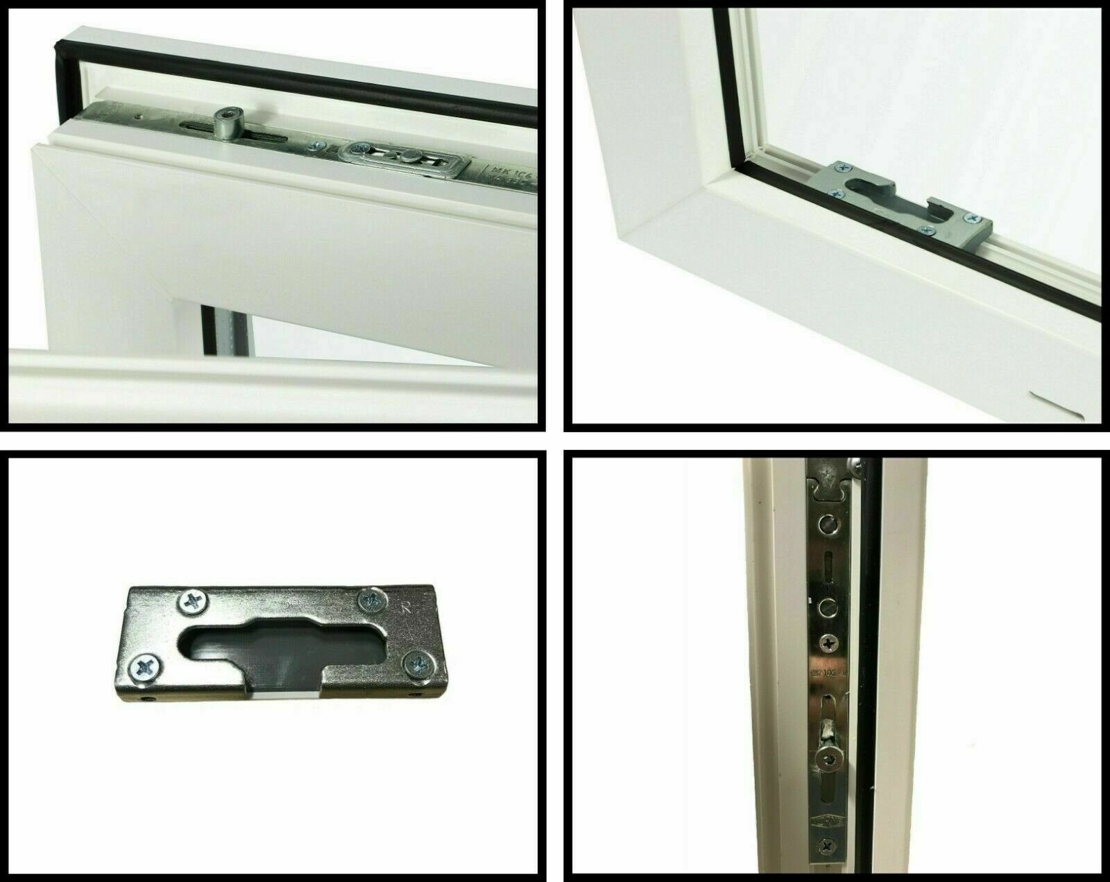 JeCo Fenster Ecoline Kunststofffenster 2-fach Verglasung, weiß, BxH: 500X850 mm, DIN Rechts