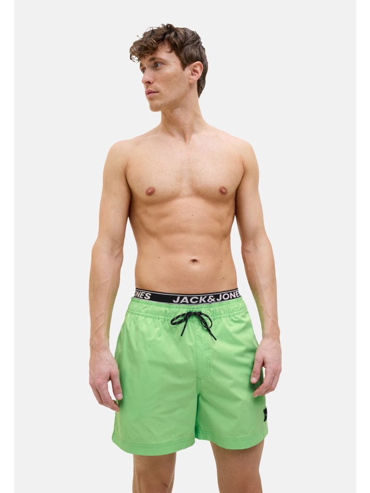 Jack & Jones Bade-Shorts 'Maui' in grün günstig kaufen