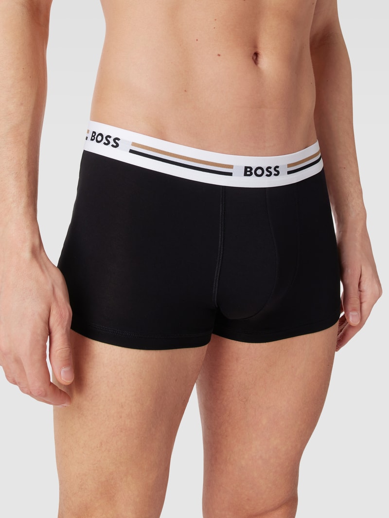 Trunks im 3er-Pack Modell 'Responsible' in schwarz