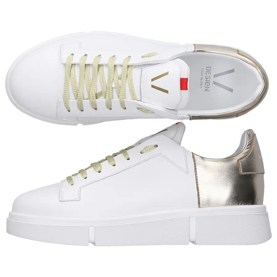 V Design - Sneaker low WPAM02 Kalbsleder - weiß