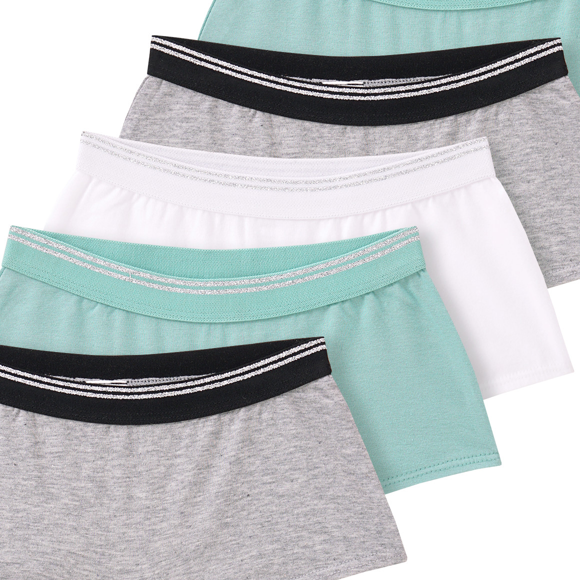 5 Mädchen Pantys mit Glitzergarn