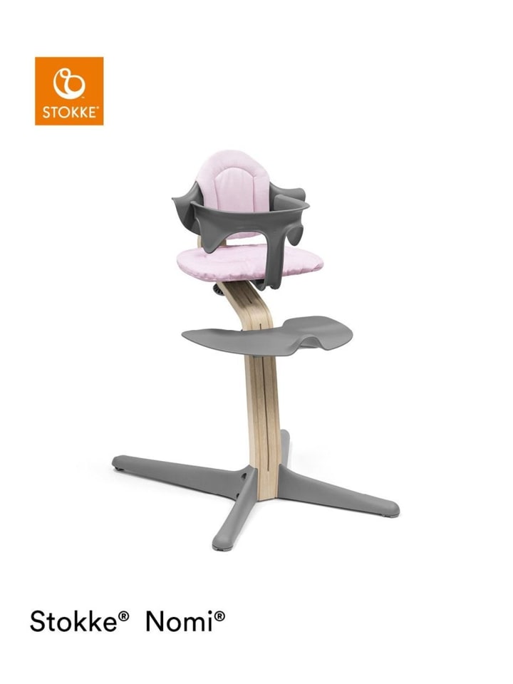 Stokke Nomi® Treppenhochstuhl Kissen grey/pink in Grau ab 0 Monate günstig kaufen onesize