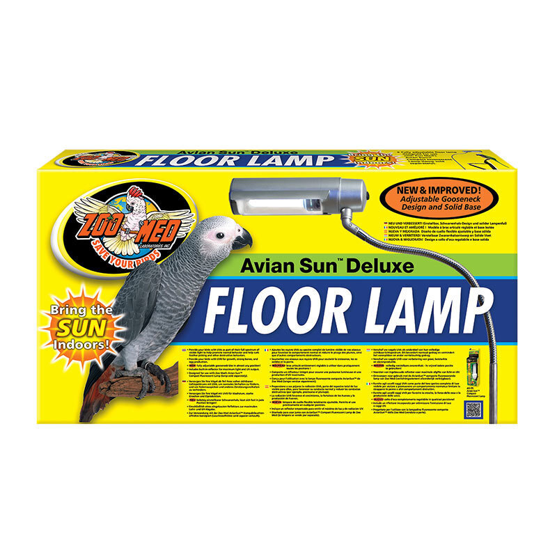 ZooMed Käfigzubehör ZooMed Zoo Med AvianSun Deluxe Stehlampe
