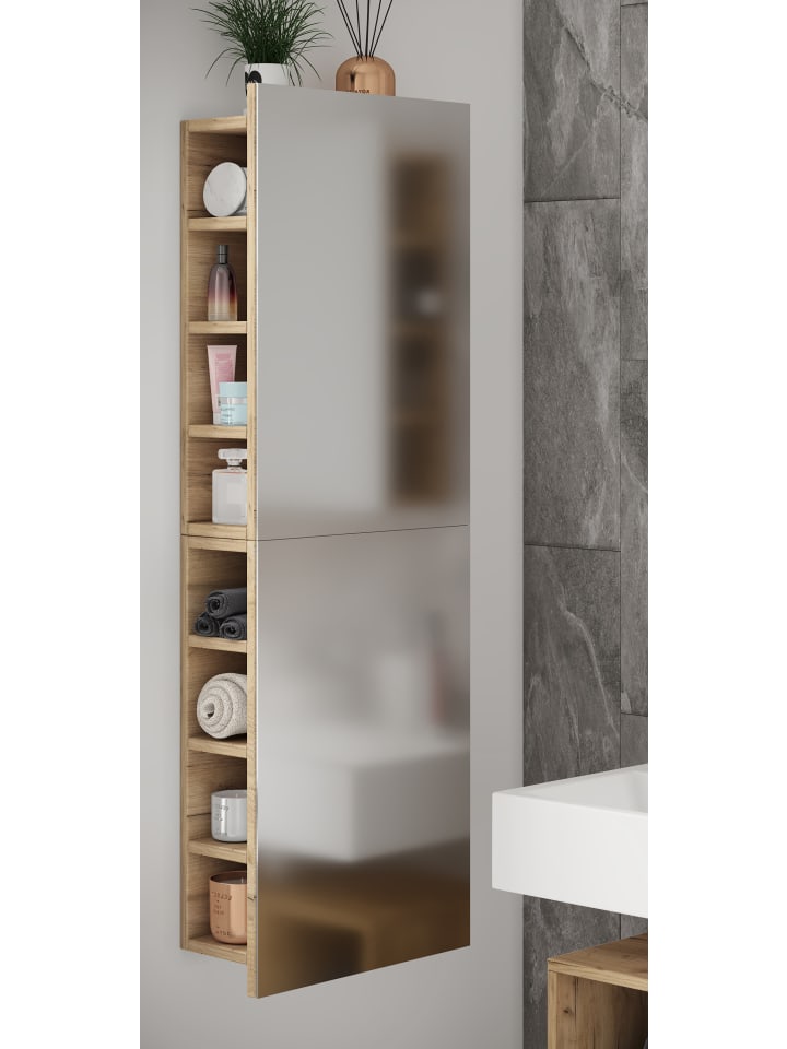 VCM  Badmöbel Spiegelschrank Spiegel Flandu XL in Honig-Eiche günstig kaufen onesize