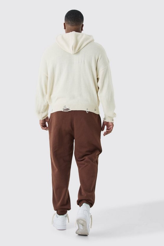 Plus Team Official Jogginghose in Braun